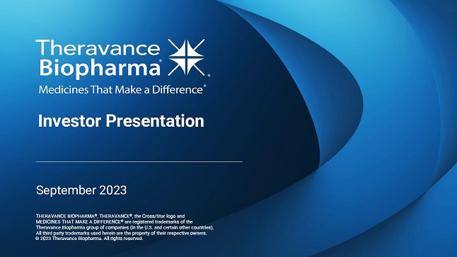 September 2023 Investor Presentation